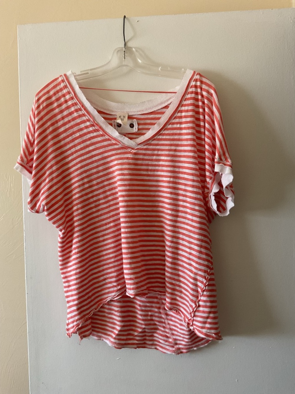 We The Free striped cotton tee